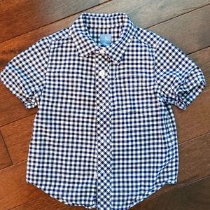 Boys checkered button-up